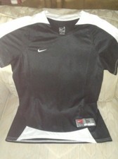 Nike Boys S Dry Fit Team Shirt Polyester Black White 4-6