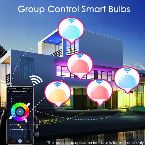 5/10pcs Tuya E27 Zigbee Smart LED Light Bulb RGB CW WW Color Lamp Alexa Google - Picture 11 of 20