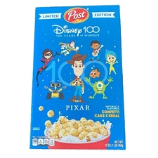 Post Disney 100 Years of Wonder Confetti Cake Cereal 16 oz