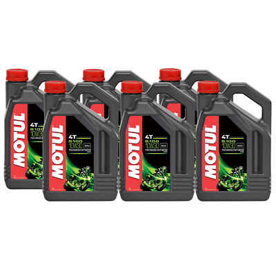 Motul 5100 4T 10W30 Technosynthese Ester 4-Stroke 24L Engine Motor Oil 6 x 4L