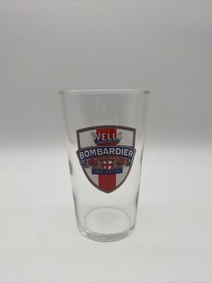 WELLS Brewery Bombardier Pint Glasses