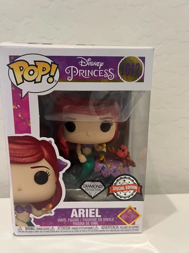 Funko Pop! ~ Ariel ~ 1012 ~ Disney Princess Collection ~ Diamond Collection