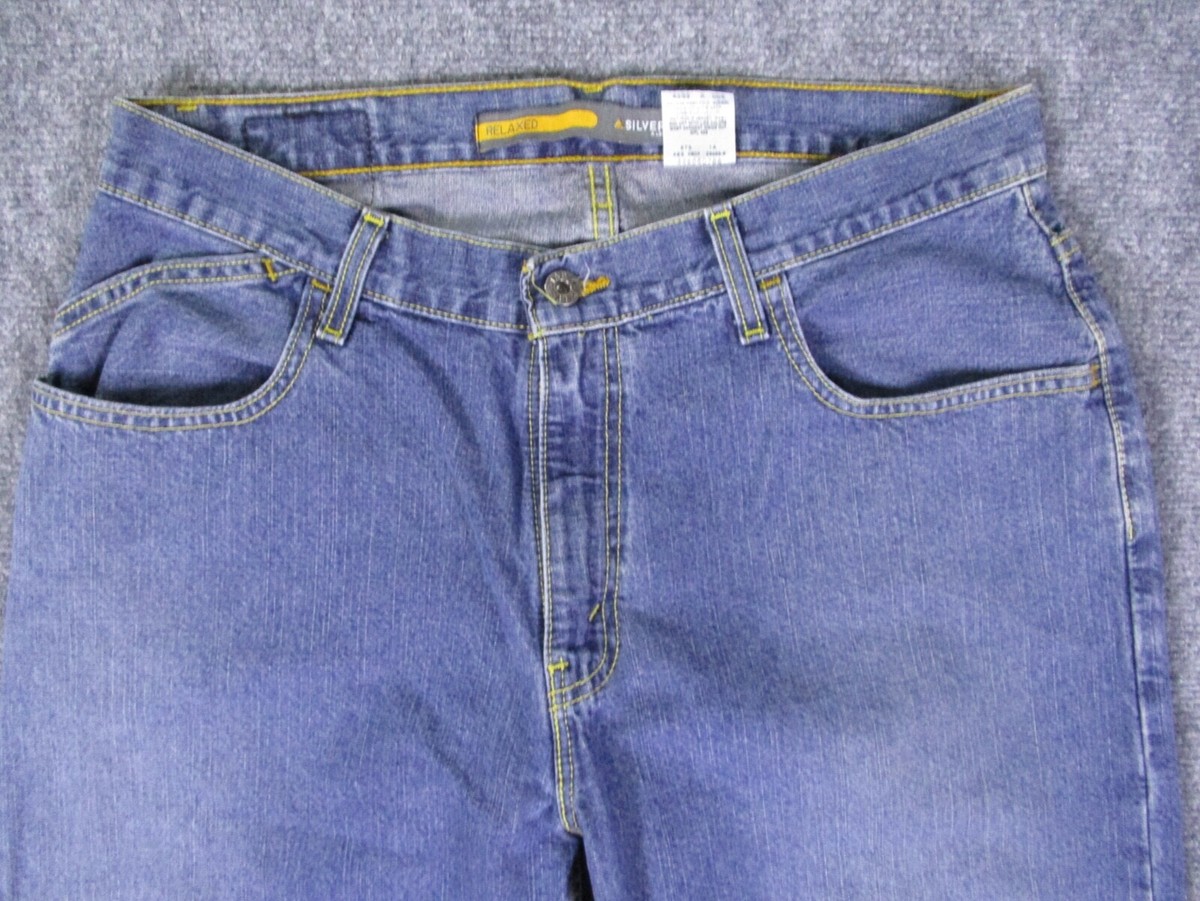 Levis Silvertab Jeans Mens 34x31 Blue Denim Relaxed Fit Pants | eBay