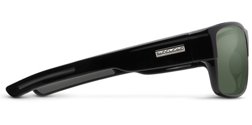 Suncloud Range Polarized Men's Black Square Wrap Sunglasses - S ...