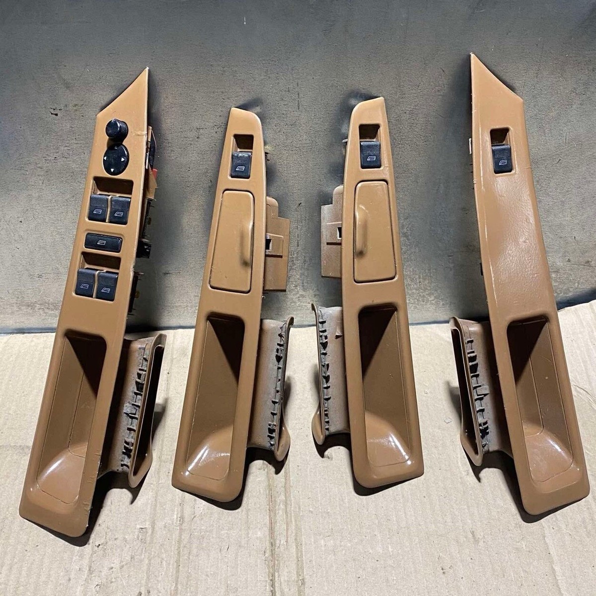 Audi A8 D2 Quattro Interior Door Handle Trim Set Brown 4DI959517