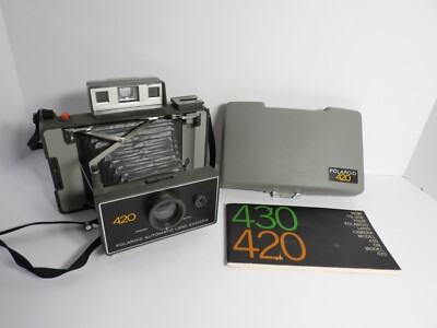 Polaroid 420 Automatic Land Camera Instant with Instruction Manual Vintage 