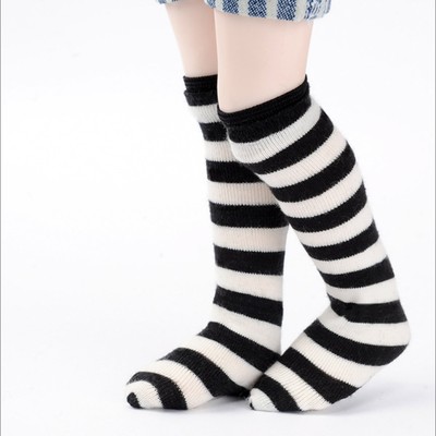 Striped Pattern Stocking W/&B DOLLMORE NEW 1//3 BJD elasitcity SD size