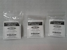 Lot of 3 Bags - Westone 30103 Preformed Tubes 13 Thick - 25 tubes per bag - New