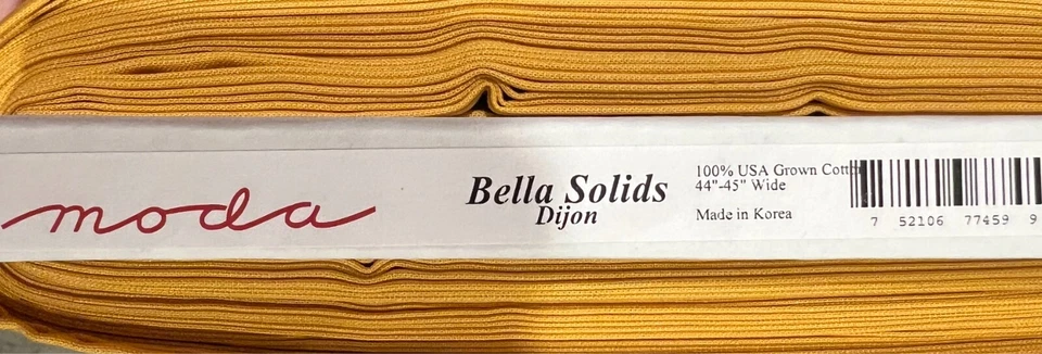 MODA Bella Sólido 100% EE. UU. Algodón Tela por yarda Dijon Mostaza Color 9900 456 Foto 4 de 4