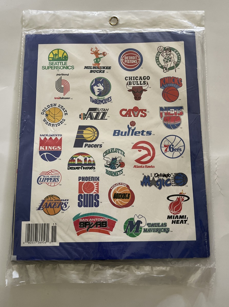 Vintage '91-92 Panini NBA Sticker Album New Sealed 60