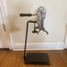 Vintage Legacy Frontgate Bar Top Wine Bottle Opener w/ Cork Screw & Granite Base