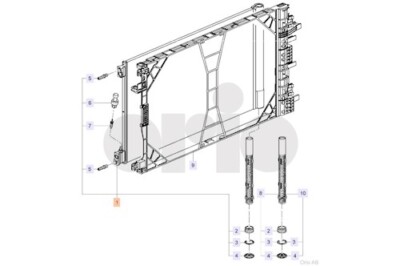 ORIGINAL SAAB KONDENSATOR 39025498