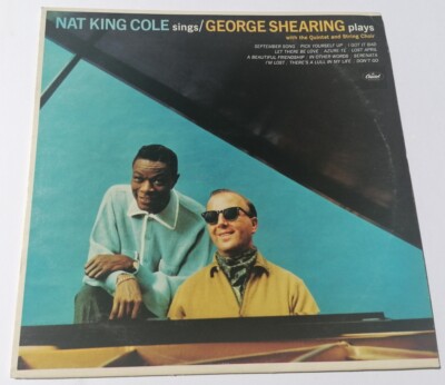 Nat King Cole Sings George Shearing Plays LP Vinyl With Quintet String Choir 