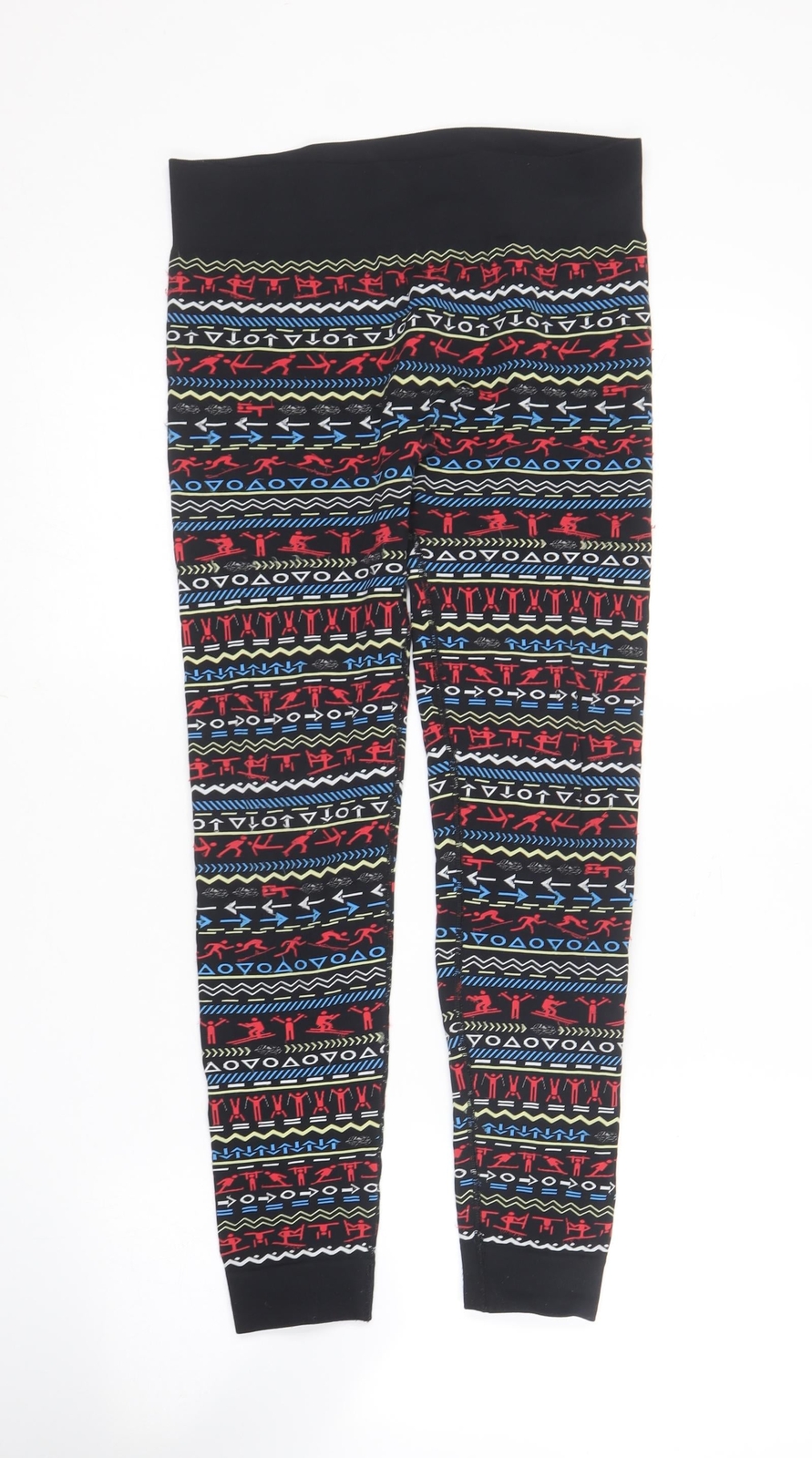 Womens Multicoloud Polyester Blend Compression Le… - image 1