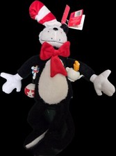 Dr Seuss: CAT IN THE HAT Plush, 15"T, NWT 2 Bonus Toys
