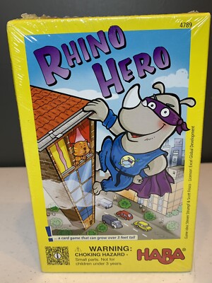 HABA Rhino Hero A Heroic Stacking Card Game for Ages 5 and Up
