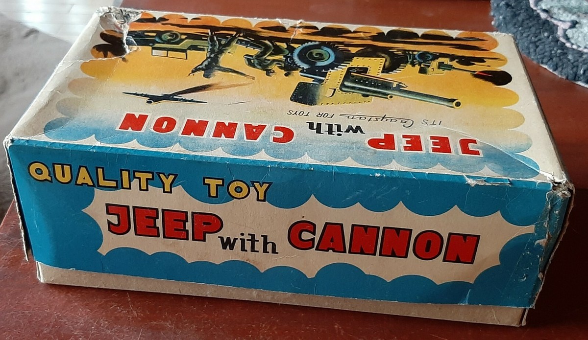 Vintage 1960s Cragstan Jeep with Cannon 20505 Japan BOX ONLY Vintage 1960s Cragstan Jeep with Cannon 20505 Japan BOX ONLY