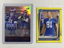 2021 Panini Illusions Rookie Signs Auto Press Proof BEN SKOWRONEK RC 2 card lot