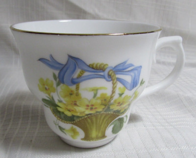 Vintage Arklow Pottery Ireland Replacement Cup APRIL PRIMROSE Bone Cina