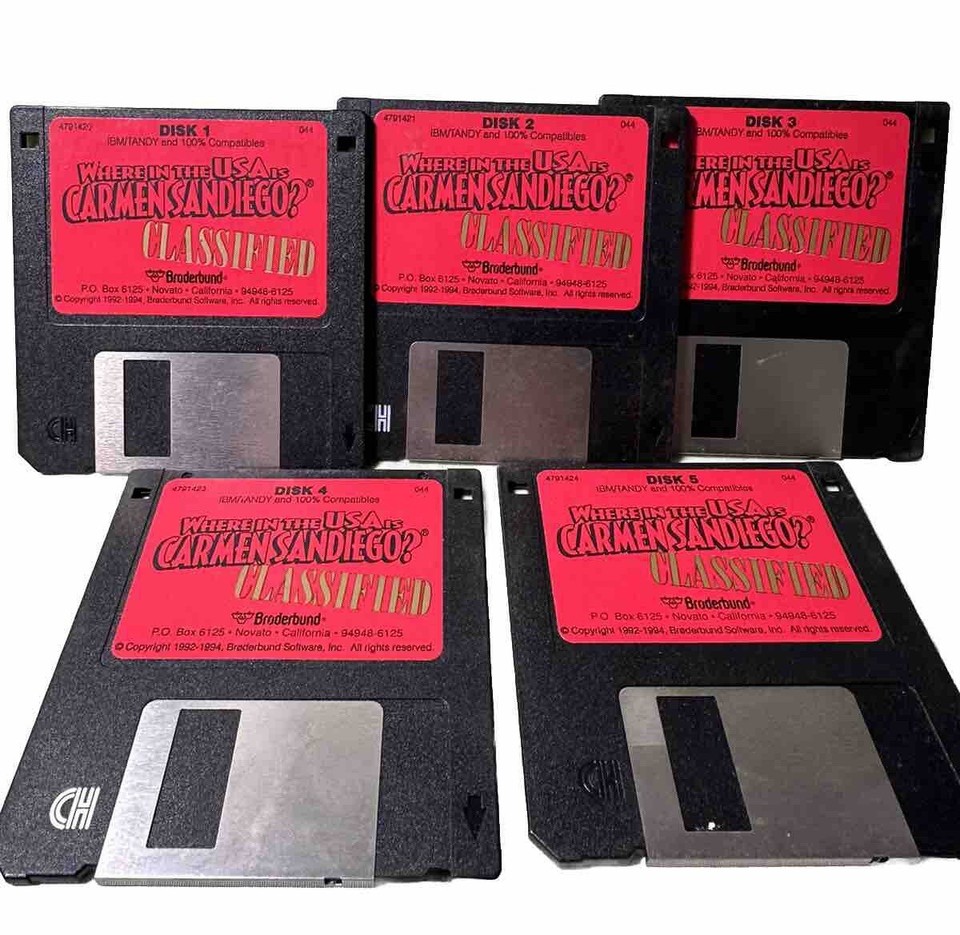 Screenshot of Where in the U.S.A. Is Carmen Sandiego? (DOS, 1986