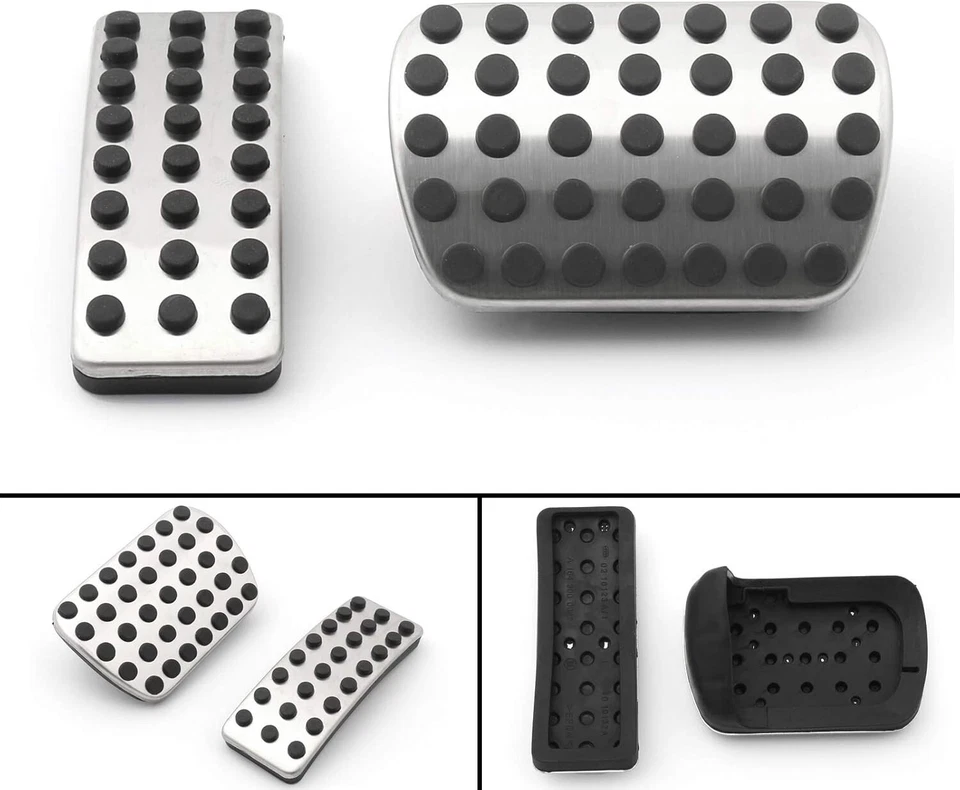 Org. Tapapedal Mercedes-Benz A2462901400 A1643000082 acero inoxidable Foto 3 de 3