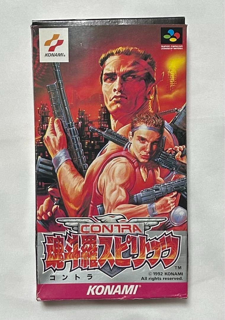 Super Famicom Contra Spirits SNES SFC Nintendo Japan Action
