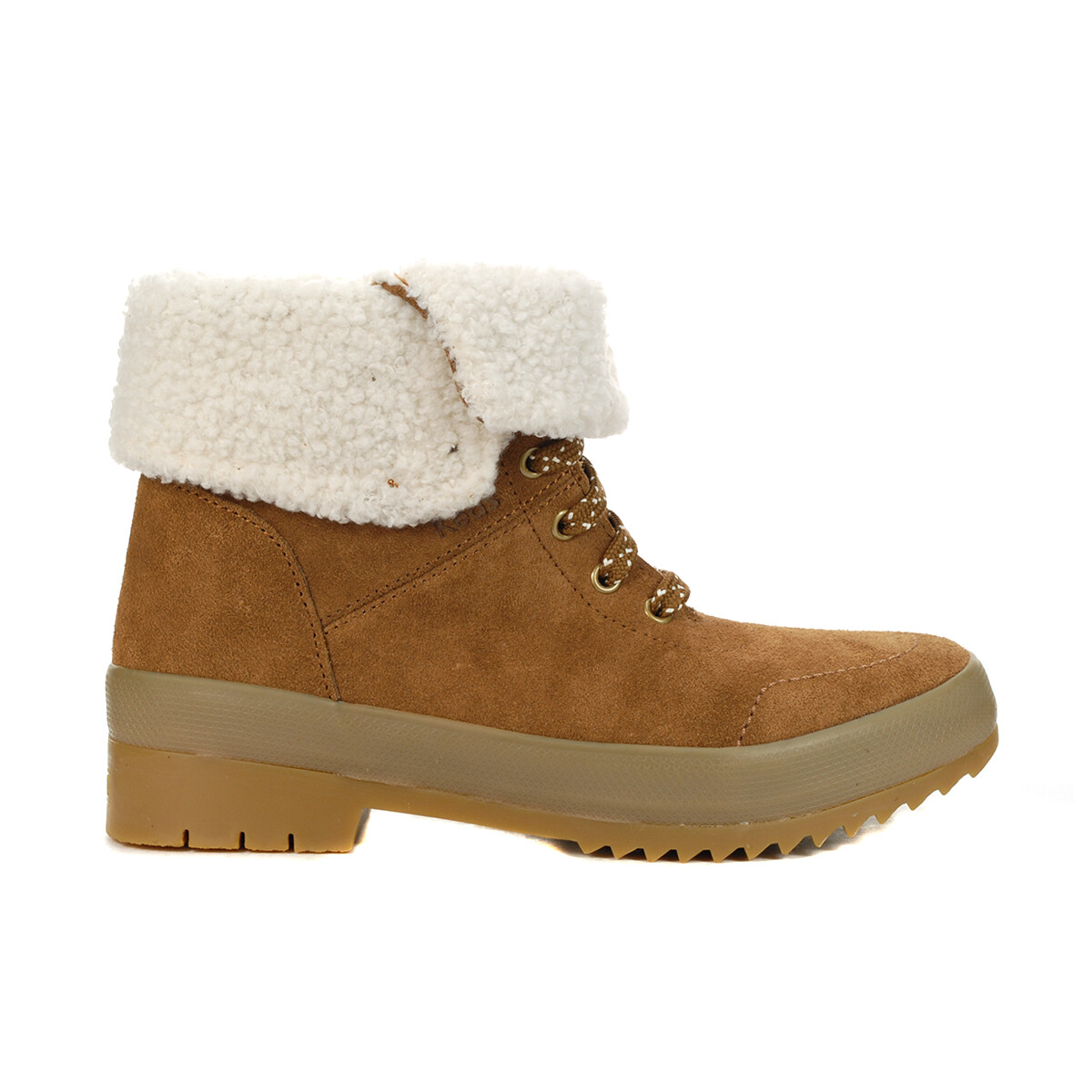 Водонепроницаемые ботинки Keds Camp Boot II из коричневой замши Sherpa WH66242 13290₽