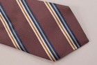 Eton NWT Neck Tie In Red With White Dots Blue Yellow & White Stripes 100% Silk