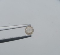 3.7mm Cream Diamond Loose Round 0.21 Carats 3.7mm Cream Diamond Loose Round 0.21 Carats