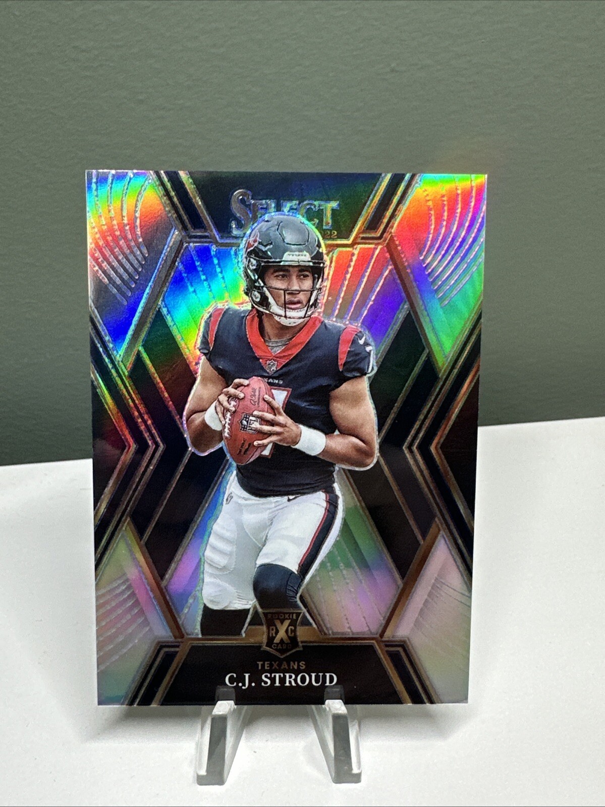 2022 Prizm Select XRC CJ Stroud RC Silver Holo