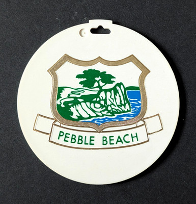 vtg - PGA golf bag tag - PEBBLE BEACH GOLF LINKS - Art Bell Pro