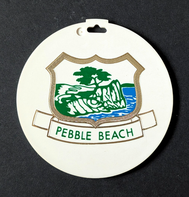 vtg - PGA golf bag tag - PEBBLE BEACH GOLF LINKS - Art Bell Pro