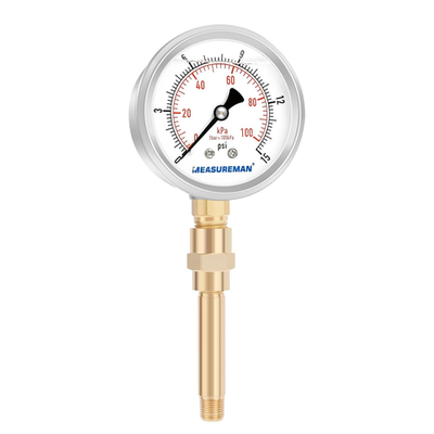 #ad MEASUREMAN Heater Heavy Liquid Filled Duty Air Gauge KitTest All Low Pressure P $33.05
