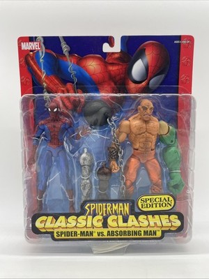 ToyBiz Marvel Spider-Man Vs. Absorbing Man Classic Clashes