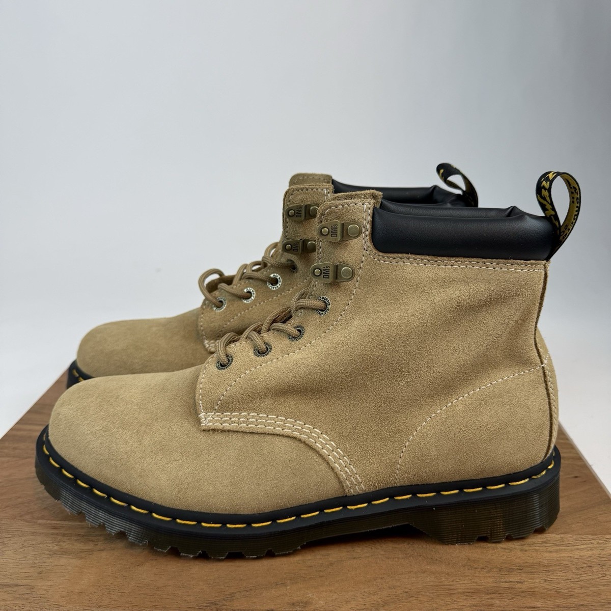 New Mens Dr Martens 939 Savannah Tan Bronx Suede Boots Size 13 M