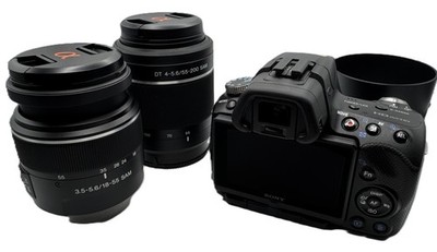 Sony Alpha SLT-A33Y 14.2 MP SLR-Digitalkamera - Schwarz (Kit m/ DT 18-55mm...