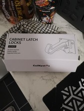 Cabinet Latch Locks No Drilling
