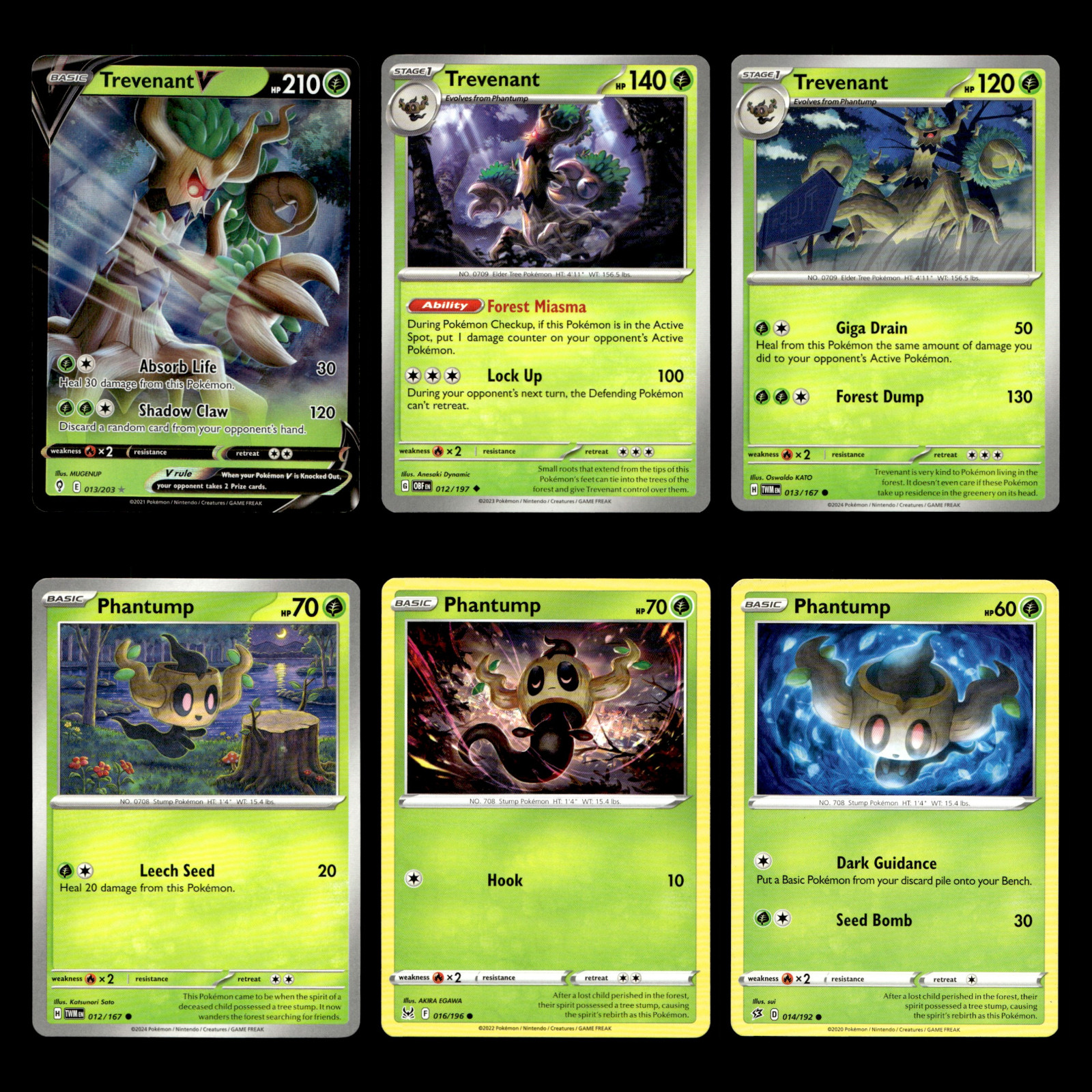 6x TreveNullt V Lot 13 Sword Shield Evolving Skies Pokemon Cards Collection Set
