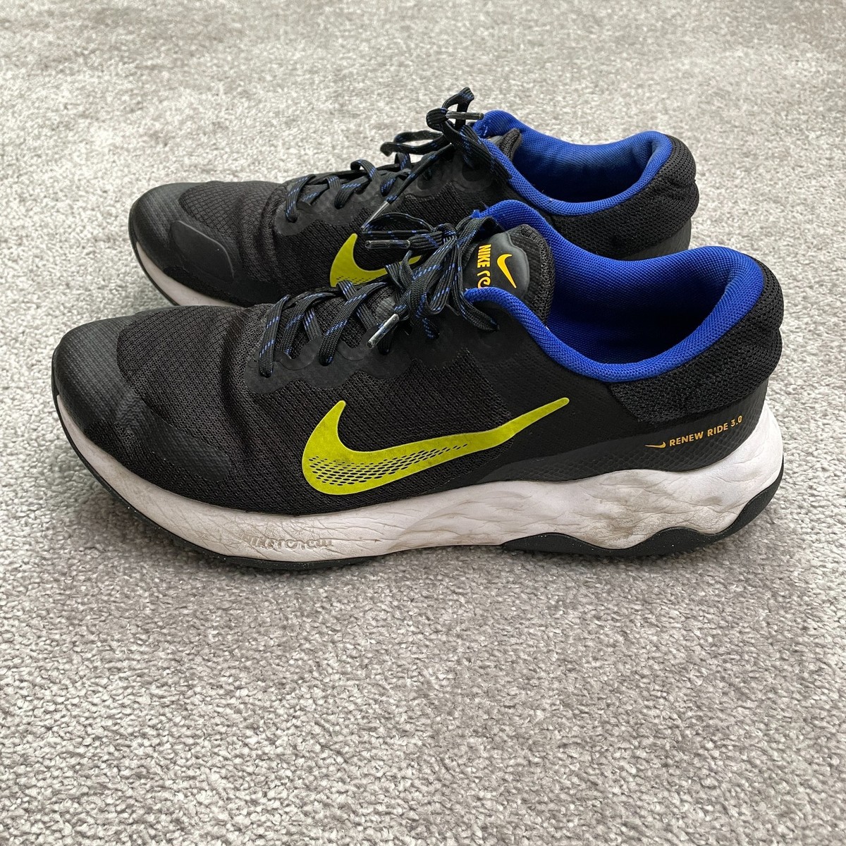 Nike Renew Ride 3.0 Running Sneaker Shoes Mens 13 Black Blue  display picture 3