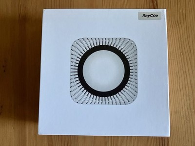 RayCue New M4/2024 Mac Mini Hub & Stand DK5A1 with NVMe/ M.2 SATA SSD Enclosure