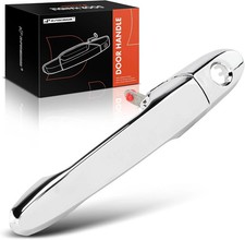Front Left Driver Side Exterior Door Handle with Keyhole Compatible with Chevr