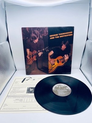 George Thorogood Destroyers Self Title S/T Debut Rounder w/Merch Insert Vinyl NM