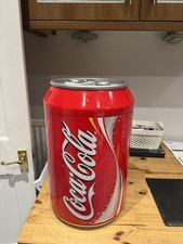 Rare Retro Coca Cola Mini Fridge 90s Style Can Fully Working 240v HOT/COLD
