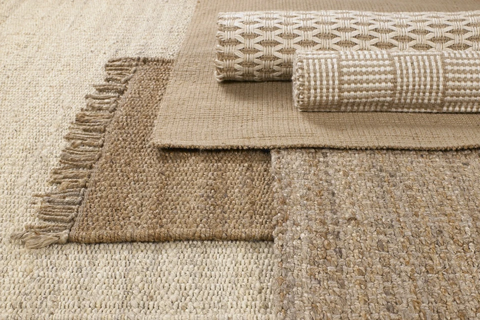 Alfombra Anudada a Mano Yute Natural Beige 2x3 Alfombra - Aprox 2' x 3' Foto 3 de 3