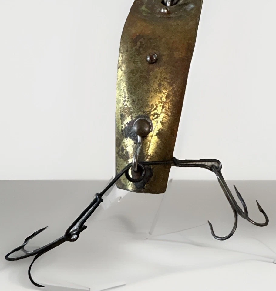 De Colección Señuelo de Pesca Latón Helin Nadador Cuchara 275 Manchado Rana Manivela Cebo Bonito Foto 4 de 4