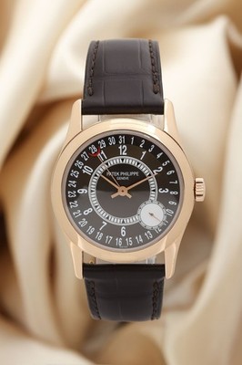 Patek Philippe Calatrava 18K Roségold 37mm Automatik 6000R-001 Original Papier
