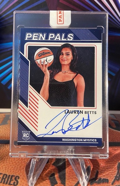 2026 Panini Donruss WNBA Lauren Betts Pen Pals #PP-LB RC Washington Mystics