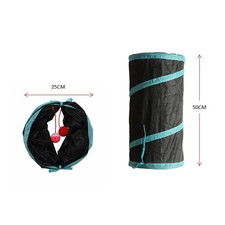 Foldable Cat Tunnel Tube Cube Toy Tent for Cats  Small Dogs