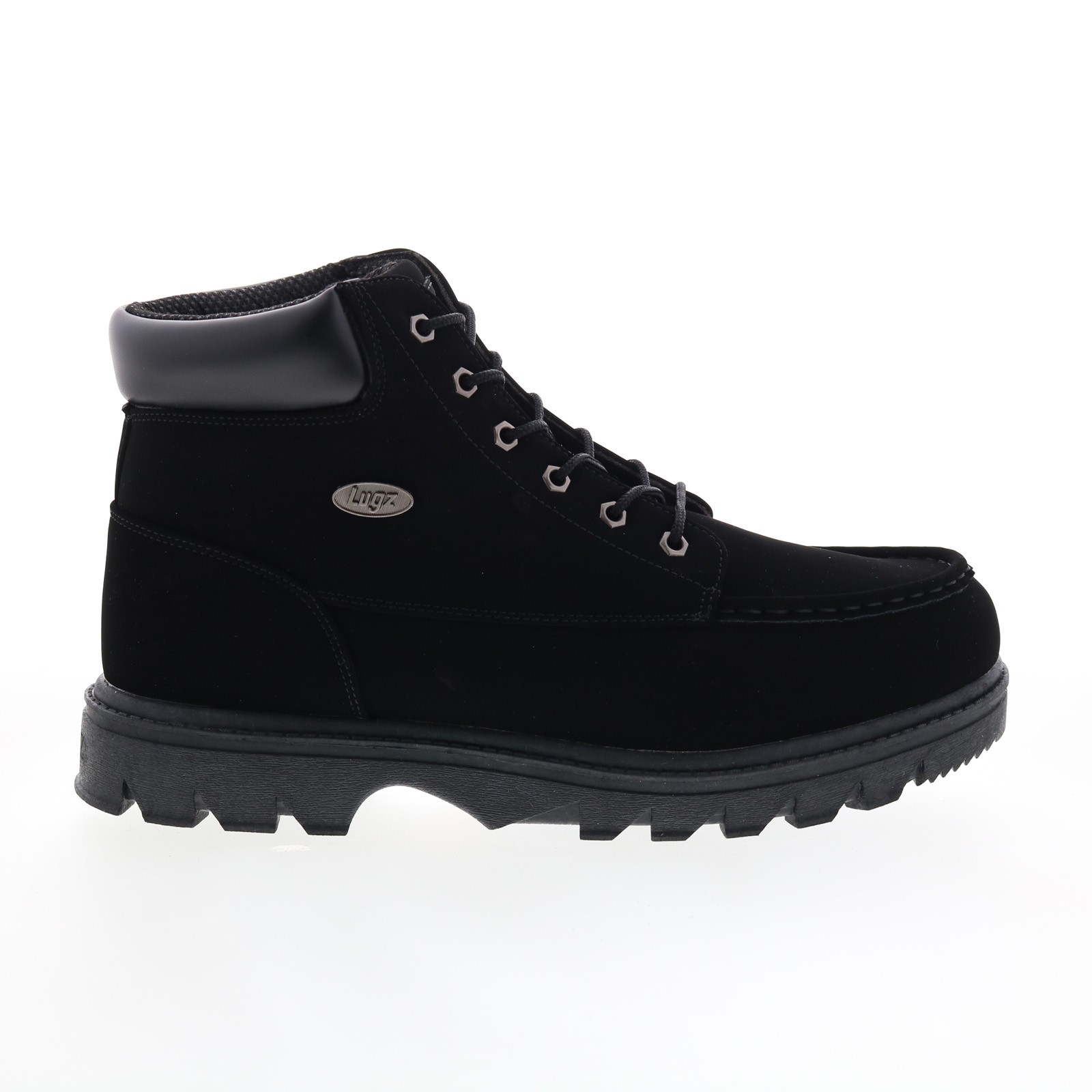 Lugz Warsaw MWARSD-001 Mens Black Synthetic Lace Up Casual Dress Boots 7.5