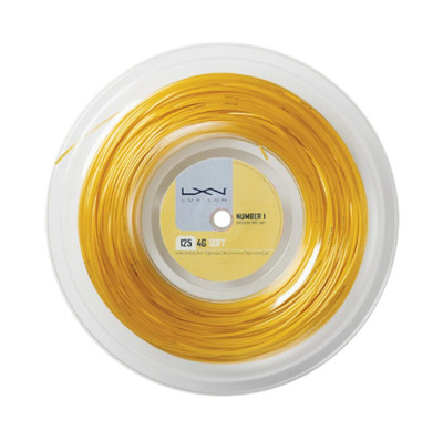 Luxilon 4G Soft 125 Tennisschläger Saitenrolle Gold 1,25mm 16L WRZ990143 NEU
